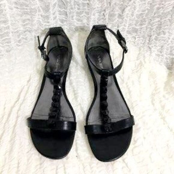 Via Spiga NIB Jeweled T-Strap Flat Sandals Size 6.5M - Picture 2 of 7